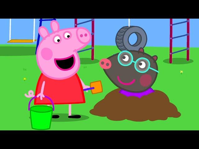 O amigo da Peppa é bom em cavar | Peppa Pig Portuguese Brazil Episódios completos |