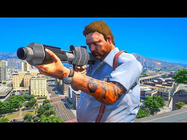 Random NPC Using A Harpoon Gun | GTA 5 RP