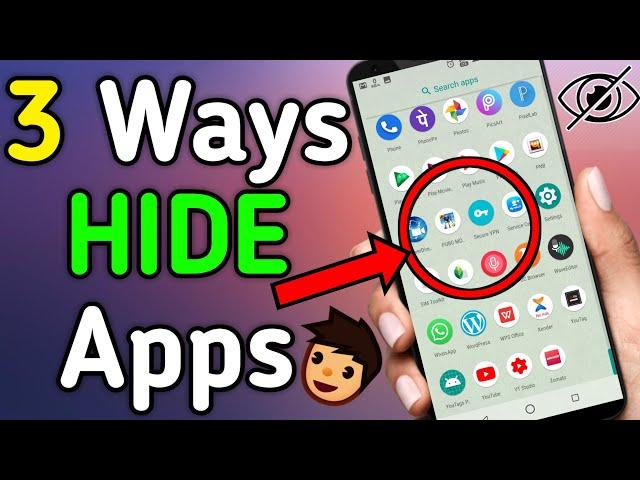 How To Hide Apps On Android 2021 (No Root)। Without Root Your Phone ? 3-Ways to Hide Apps Part-2