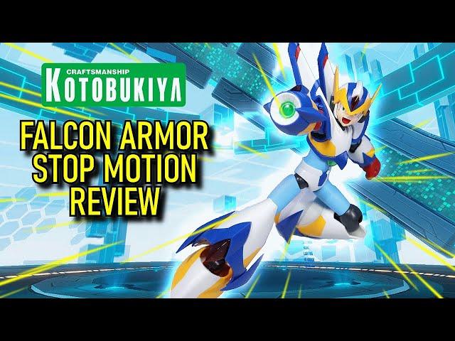 MEGA MAN X STOP MOTION | FALCON ARMOR KOTOBUKIYA | (1/12 Scale Model Kit ) | REVIEW |