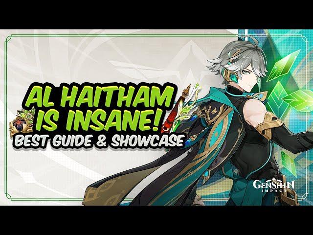 COMPLETE ALHAITHAM GUIDE! Best Alhaitham Build - Artifacts, Weapons & Showcase | Genshin Impact