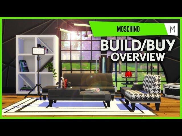 MOSCHINO STUFF PACK BUILD/BUY OVERVIEW