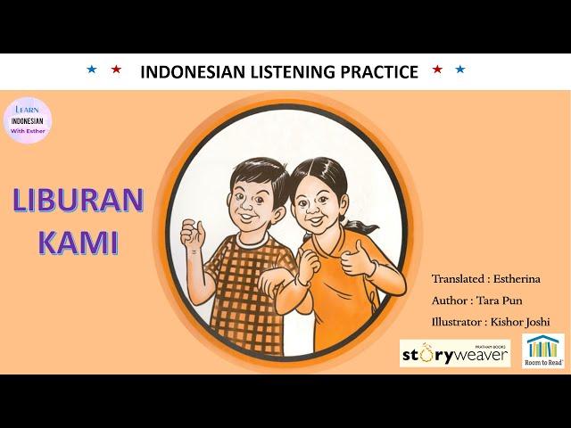 Learn Indonesian Listening through short stories - Improve Indonesian Speaking skills everyday free