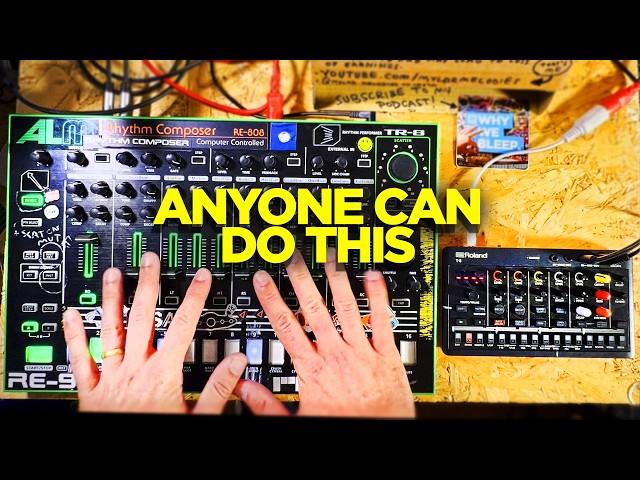 How to make techno (with a drum machine & synth)