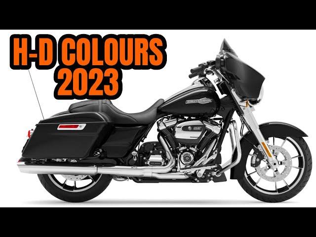 Harley Davidson 2023 Model Lineup Colours