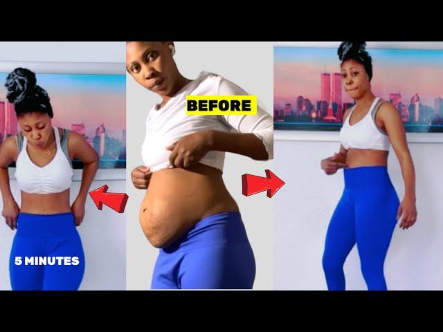 5 MINUTES ABS TUMMY & LOVE HANDLES WORKOUT | DO THIS 5 MIN PER DAY TO BURN  BELLY FAT kiat jud