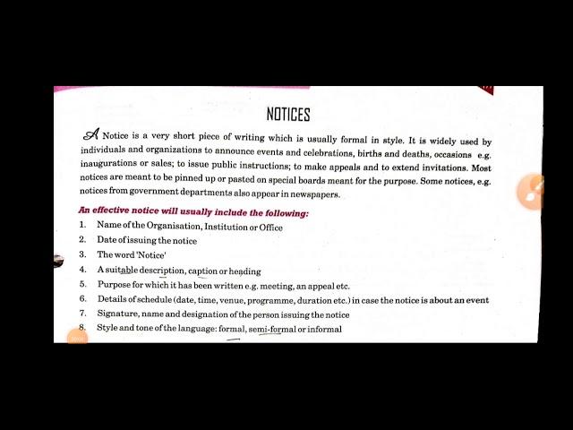 NOTICE FORMAT BY MAMTA KAUSHIK....