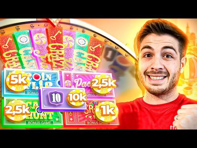 I DID $21,000 SPINS ON CRAZY TIME!!!