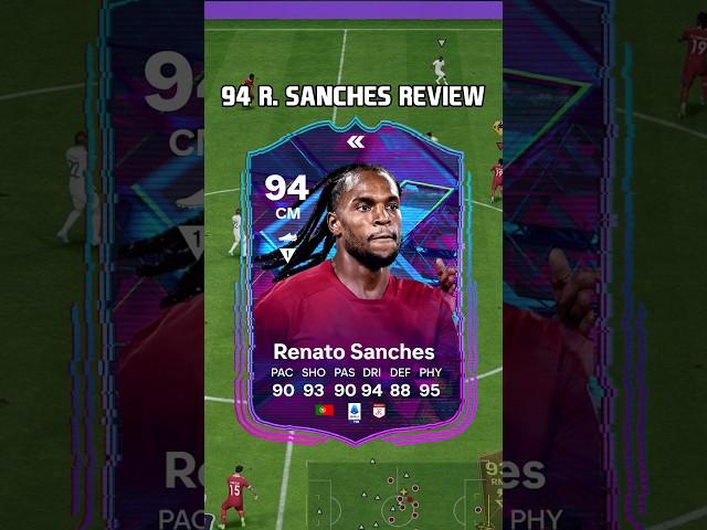 94 Renato Sanches Review in EA FC 24 #shorts #short #renatosanches #tots #serieatots #flashbacksbc