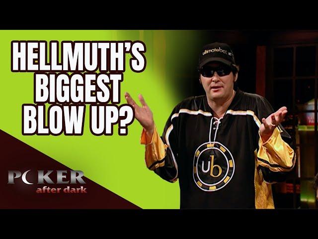 Phil Hellmuth Biggest Blow Up on Poker After Dark!