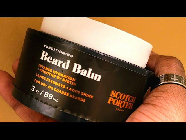 SCOTCH PORTER BEARD BALM REVIEW #BEARDCONDITIONER