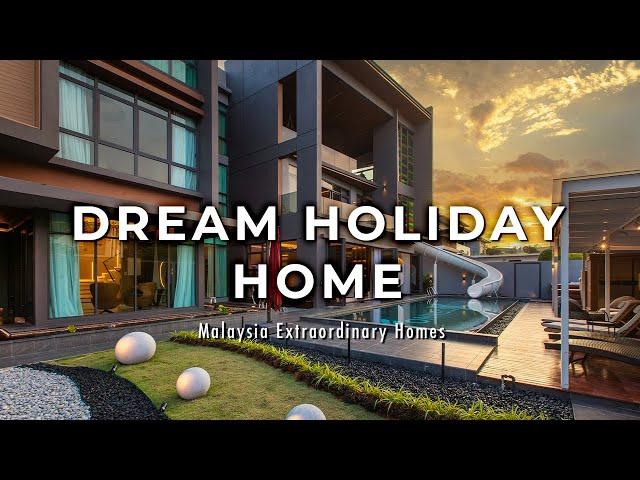 Inside a 13000 sqft DREAM HOLIDAY HOME with an entertainment annexe | Modern architecture house tour