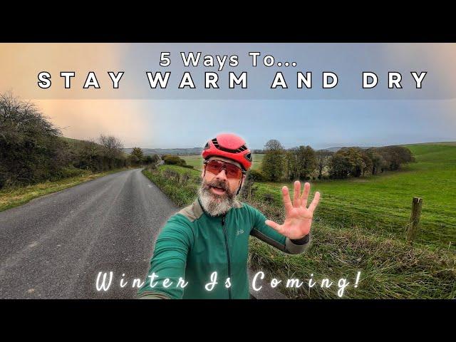 5 Ways You Can Stay Warm and Dry This Winter - Endurance Cycling Tips