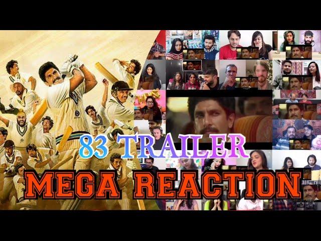 84 Trailer Mega Reaction || Ranveer singh || Deepika || Jeeva || Kapil Dev