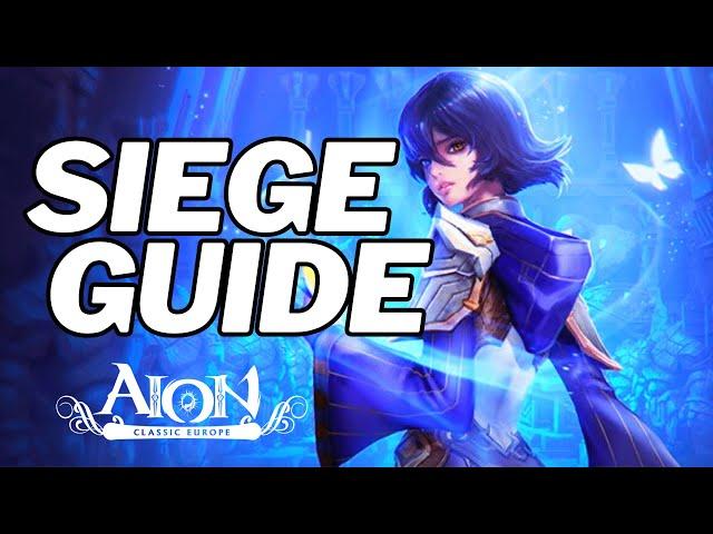 Aion Classic EU SIEGE GUIDE! - How to Get Best Rewards from Siege? Beginners Guide 2023