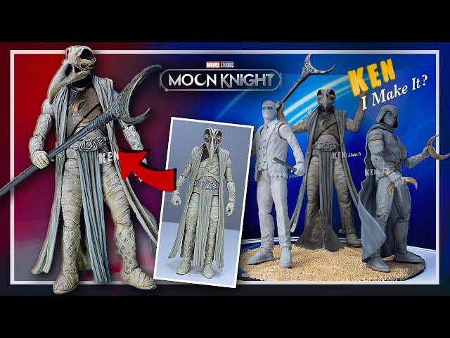 Fixing Marvel Legends KHONSHU + DIY Moon Knight Display | Ken I Make It