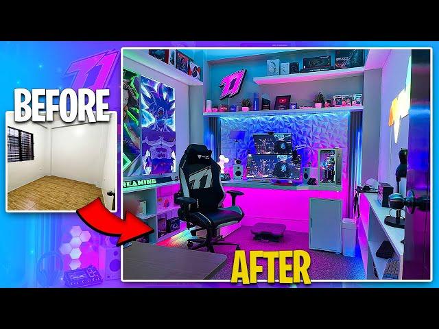 Building The PERFECT Gaming Room Setup in 9 MINUTES