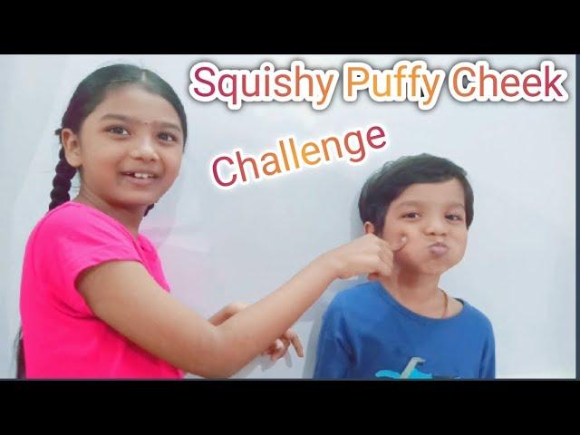 Squishy Puffy Cheek Challenge! /squishy puffy cheeks challenge/funny challenge @ManusWorld