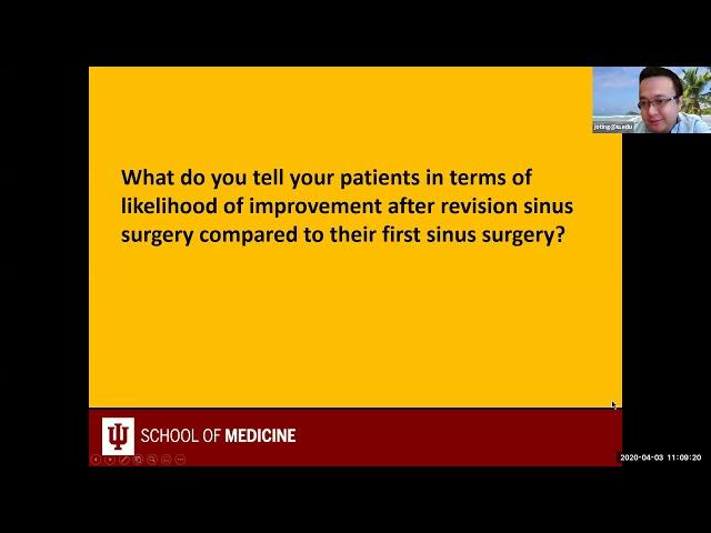 Revision Sinus Surgery -  Dr. Jon Ting