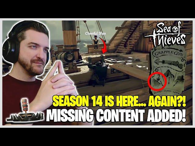 SEASON 14 IS HERE... AGAIN?! TRAPS, HANGING AND MORE ADDED! (Hilarious Trolling) - Sea of Thieves!