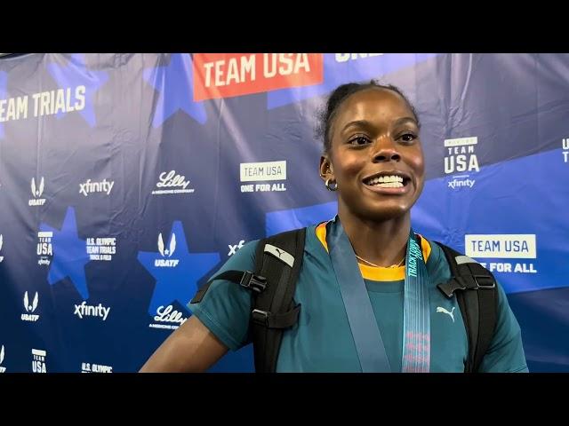 Jasmine Moore Wins Olympic Trials Triple Jump