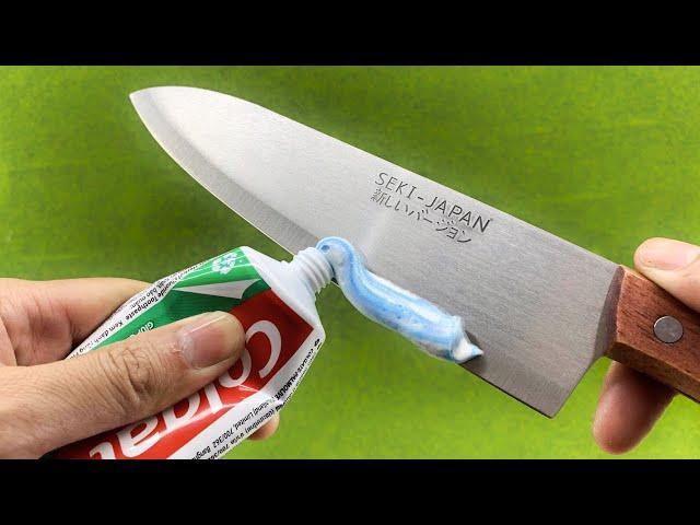 Knife Like Razor Sharp !! Sharpen Your Knife in 2 Minutes With This Tool