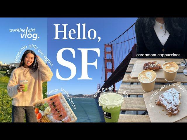 going back to work  | my productive life in SF, coffee & pastries