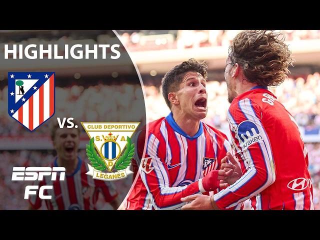  COMEBACK WIN  Atletico Madrid vs. Leganes | LALIGA Highlights | ESPN FC