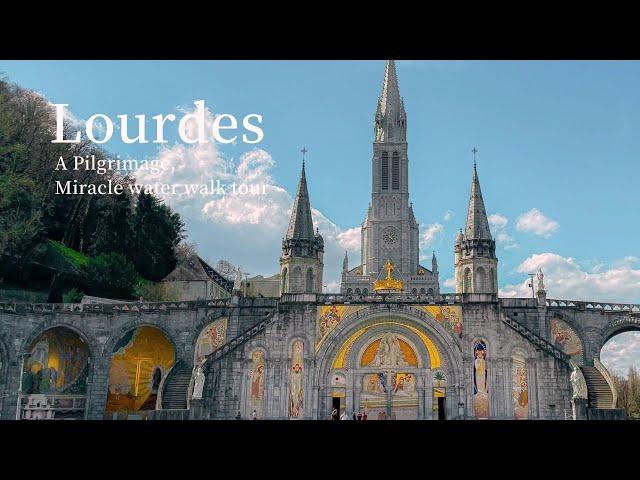 Lourdes, France  - Walking Tour | Miracle water / Travel in France / A Pilgrimage in 2023