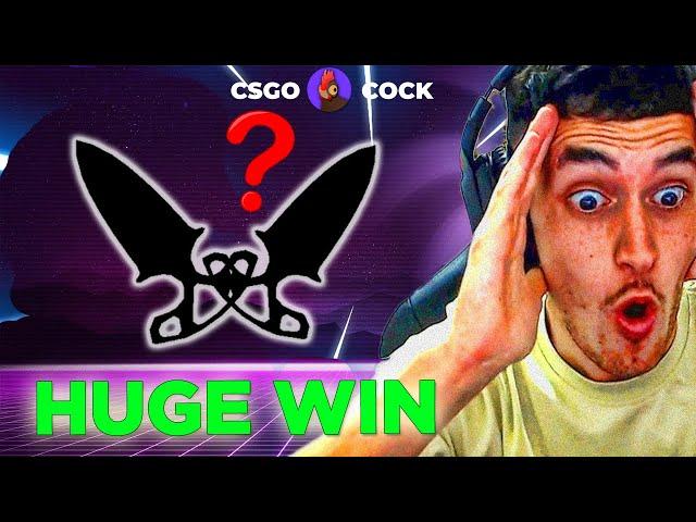 Straka tried CSGO crash website and won Shadow daggers knife | CSGOCOCK PROMO CODE 2022