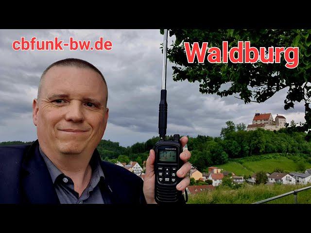 CB-Funk: QSO Versuch mit dem PNI HP82 Funkgerät in und auf der Waldburg