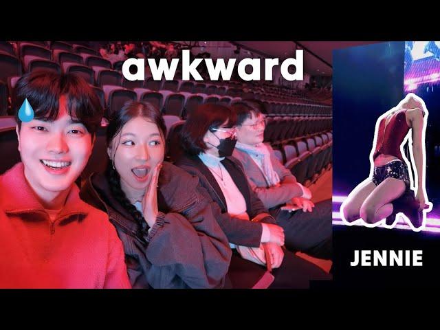 Going to a concert with his KOREAN Parents for the FIRST time | JENNIE: "The Ruby Experience"