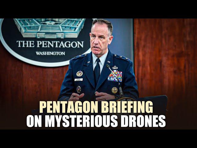 Live:Pentagon briefing on Mysterious drones over USA, update on briefing Trump's DoD transition team