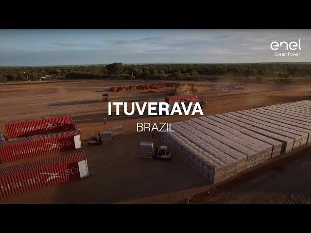 Enel Green Power solar power plant in Ituverava, Brazil