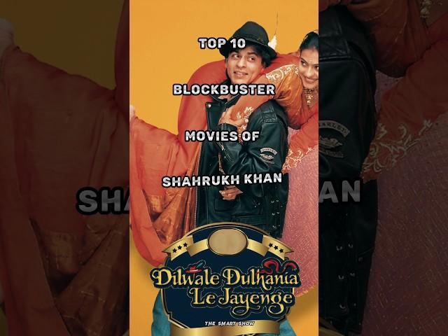 Top 10 blockbuster movies of shahrukh khan #shahrukh #bollywood #movie #shortsvideo