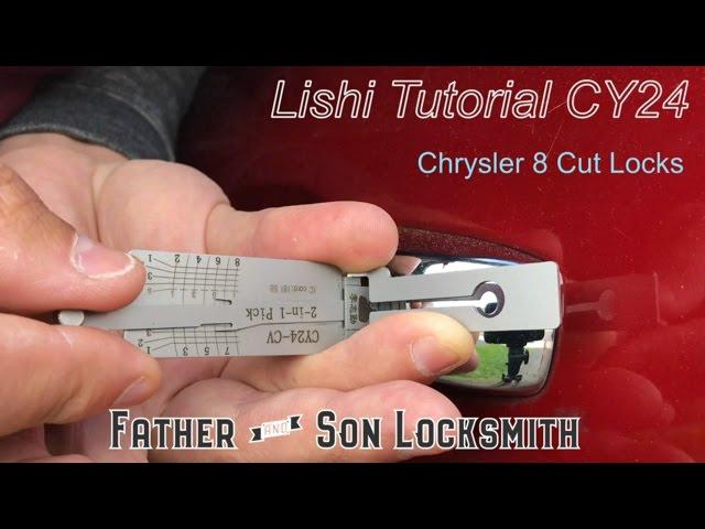How To Use A Lishi 2 IN 1 Pick For Chrysler 8 Cut Locks