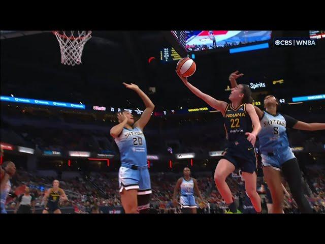 🫣 ANGEL REESE FLAGRANT FOULS CAITLIN CLARK! Whacks Her Head! WNBA Indiana Fever vs Chicago Sky
