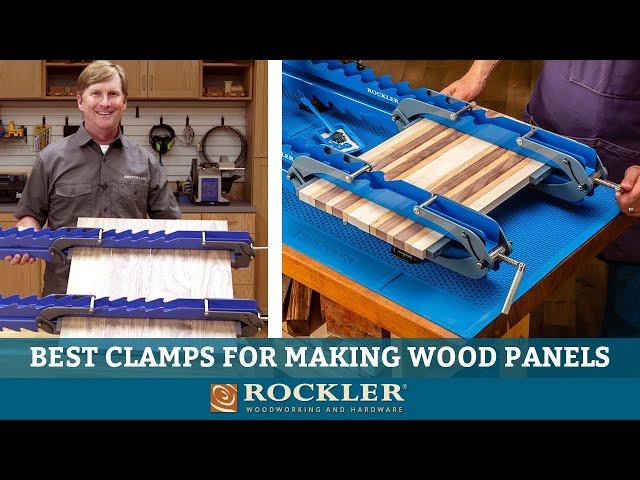 Making Flat Wood Panels with New Deluxe Panel Clamps