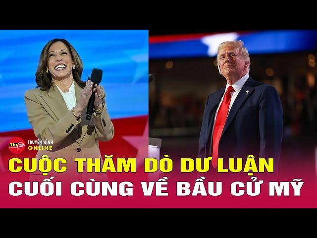 Tin tức 24h mới. Tin trưa 4/11: Hé lộ kết quả của cuộc thăm do dư luận mới nhất về bầu cử Mỹ