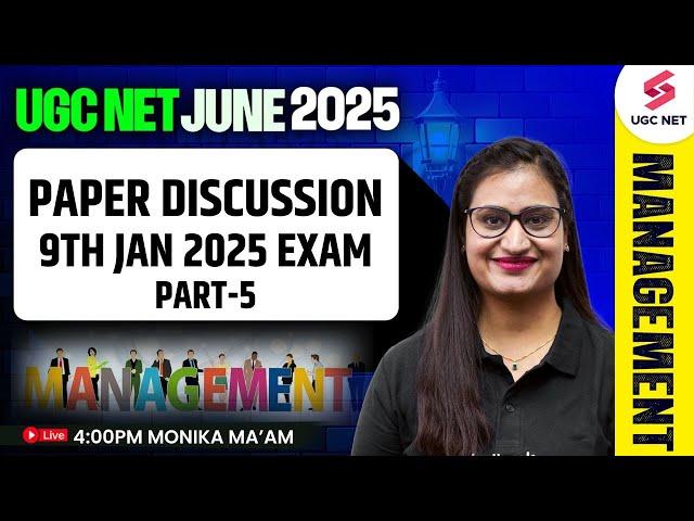 UGC NET June 2025 | UGC NET Management Question Paper 2025 | UGC NET Management Paper 2 By Monika