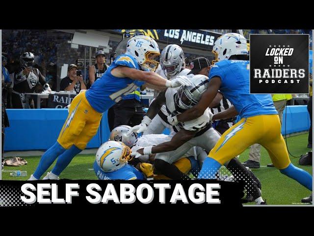 Las Veags Raiders suffer a self-inflicted loss to the LA Chargers