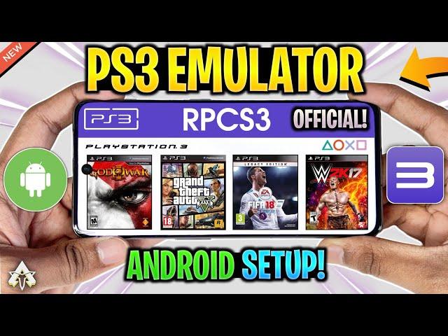 RPCS3 Emulator Android - Setup/Settings/Gameplay Test - Official PS3 Emulator For Mobile!