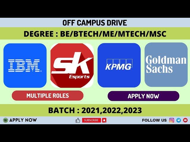 LATEST OFF CAMPUS DRIVE | NEW FRESHERS HIRING UPDATE 2023   #applynow