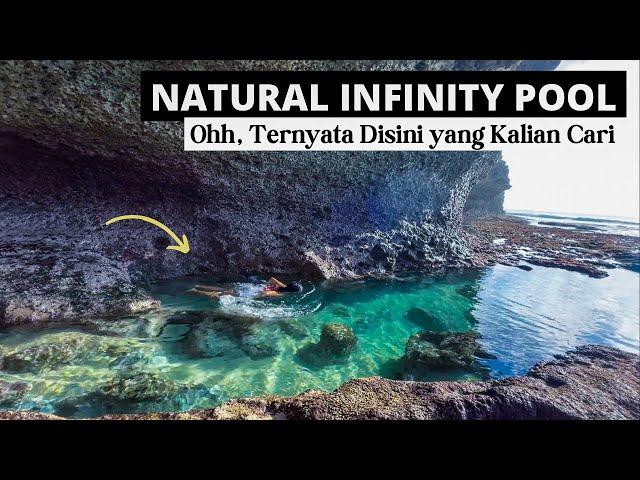 NATURAL INFINITY POOL TERBAIK DI BALI - Pantai Balangan🩵🫶