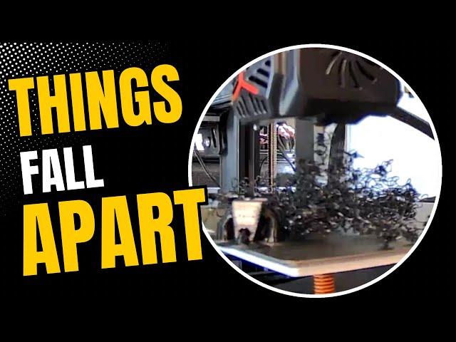 Things Fall Apart | 3D Printer Issues | Starting My Gym Journey | Zack Gets Sick | ZLOG