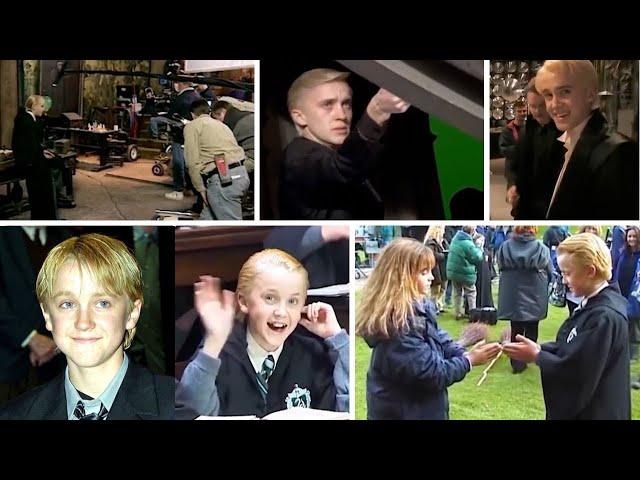 Funny Draco Malfoy moments || BEHIND THE SCENES