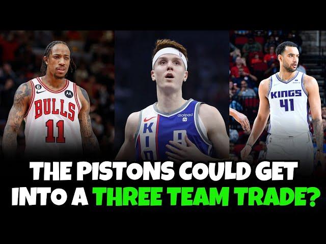 The Detroit Pistons Could Get Into A Three-Team-Trade With The Chicago Bulls & Sacramento Kings?!