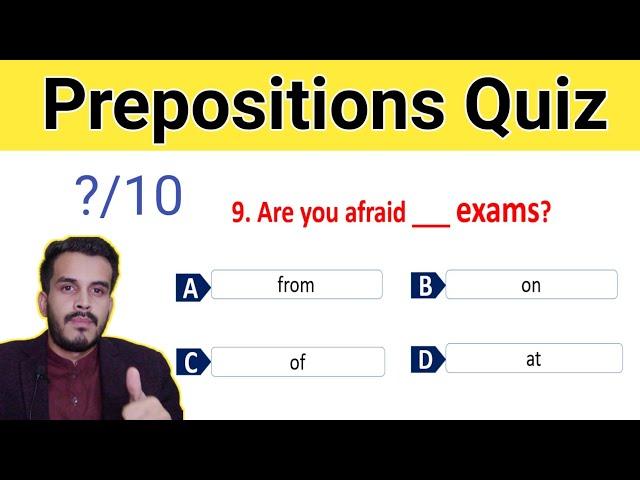 10 Set Prepositions Quiz|Hub of iQ Gk|