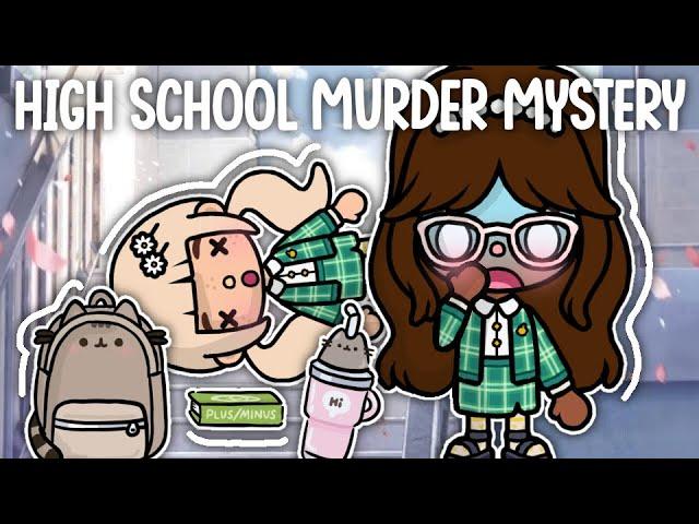 High School *MURDER MYSTERY*  || *WITH VOICE* ️|| Toca Boca TikTok Roleplay 🩵