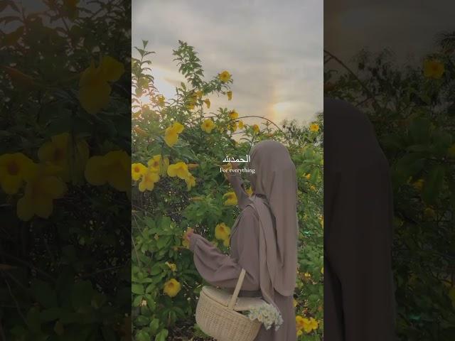 Alhamdulillah ‘ala kulli hal #muslimah #aesthetic #adayinmylife